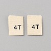 Cotton Sewing Size Label DIY-WH0578-36C-1