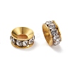 Brass Rhinestone Spacer Beads LS-RSB093-1G-2