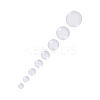 Transparent Glass Cabochons GGLA-CJ0001-01-3