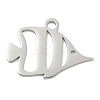 Non-Tarnish 304 Stainless Steel Pendants STAS-B056-10P-07-1