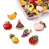 40Pcs 10 Styles Alloy Enamel Pendants ENAM-FP0002-06-3