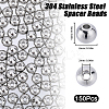 304 Stainless Steel Spacer Beads STAS-SC0006-87D-2