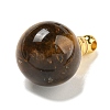 Natural Tiger Eye Perfume Bottle Pendants G-K338-22G-07-2