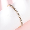 304 Stainless Steel Pave Clear Cubic Zirconia Tennis Bracelets BJEW-G754-03G-04-1