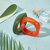 2Pcs 2 Colors Acrylic Bangles BJEW-UN0001-81B-2
