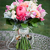 2Pcs 2 Style Blank Glass Oval Wedding Bouquet Picture Frame BJEW-AB00004-7