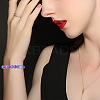 10 Colors Crackle & Baking Paint & Imitation Jade Glass Beads DGLA-YW0001-24A-6