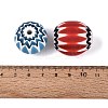 Handmade Millefiori Glass Rondelle Beads LA-N002-36B-3