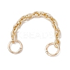 2Pcs 2 Sizes Aluminium Textured Rope Chain Bag Extension Chains FIND-JF00162-3