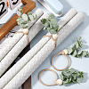 PVC Leaf Napkin Rings AJEW-CP0006-67B-3