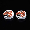 Halloween Printed Natural Wood Beads WOOD-T021-80-3