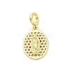 Brass Virgin Mary European Dangle Charms KK-D325-26G-01-1