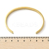 304 Stainless Steel Cuff Bangles BJEW-P348-02C-G-5