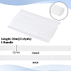 Solid-colored Hollow Out Polycotton Ribbons OCOR-WH0101-234B-2