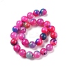 Natural Multi-Color Agate Beads Strands G-A261-B01-14mm-3