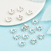 Brass Rhinestone Spacer Beads RB-A020-10mm-28S-4