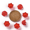 Transparent Acrylic Beads Caps PL543-6-3