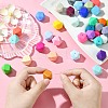 Hexagon Food Grade Silicone Focal Beads SIL-CJC0005-07-4