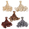 5Pcs 5 Styles  High Temperature Fiber Long Pear Perm Hairstyle Doll Wig Hair DIY-GL0005-63B-1