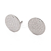 Non-Tarnish 304 Stainless Steel Stud Earring Findings STAS-H124-18P-1