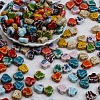 Handmade Porcelain Ceramic Beads PORC-Z003-09-1