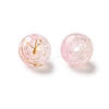 Transparent Crackle Acrylic Beads DACR-D300-01C-10mm-2