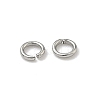 Tarnish Resistant 304 Stainless Steel Open Jump Rings STAS-Q186-02-3.5x0.7mm-3