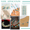 4 strands 2 colors Synthetic Turquoise Beads Strands TURQ-AR0001-44-7
