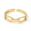 Ion Plating(IP) 304 Stainless Steel Cuff Ring for Women RJEW-C060-40G-2