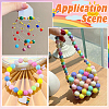 100Pcs Opaque Acrylic Beads OACR-PA0001-31A-5