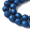 Electroplated Synthetic Non-magnetic Hematite Beads Strands G-S382-01A-4