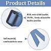 Tie a Knot Polyester Waist Belt with Plastic Buckle AJEW-WH20002-10D-5