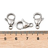 Tarnish Resistant 304 Stainless Steel Lobster Claw Clasps STAS-AB16-5