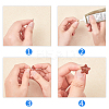 304 Stainless Steel Stud Earrings Findings STAS-UN0006-18P-7