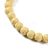 Synthetic Lava Rock Dyed Beads Strands G-H311-08A-05-4