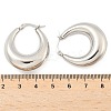 Non-Tarnish 304 Stainless Steel Chunky Hoop Earrings for Women LS-EJEW-F280-06E-P-3