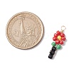 Glass Seed Beaded Pendants PALLOY-JF02992-3