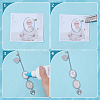 3Bags 3 Styles DIY Zinc Alloy Oval Pendant Decorations Making Kits AJEW-ME0001-30-4