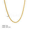 Stainless Steel Curb Chain Necklaces PW-WG8A4BA-04-1
