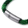Glass Crochet Beaded Necklace NJEW-Z029-04D-2