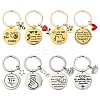 Alloy Enamel with Rhinestone & 201 Stainless Steel Keychain KEYC-YW00101-01-2