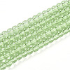 Transparent Glass Beads Strands GLAA-T032-T4mm-17-1