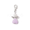 Angel Acrylic & ABS Plastic Imitation Pearl Pendant Decorations HJEW-JM03298-01-4
