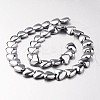 Electroplate Non-magnetic Synthetic Hematite Bead Strands X-G-F300-22D-01-2