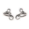 Flower 316 Stainless Steel Non- Piercing Cartilage Earrings AJEW-C044-07A-AS-4