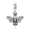 Thailand 925 Sterling Silver European Dangle Charms STER-FF0007-013AS-1