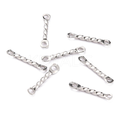 Tarnish Resistant 201 Stainless Steel Links Connectors X-STAS-B011-02A-P-1