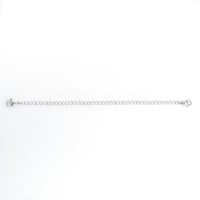 Tarnish Resistant 304 Stainless Steel Chain Extender X-STAS-H349-B-01P-1