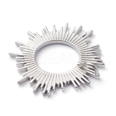 Brass Solar Eclipse Pendants KK-Z010-25P-1