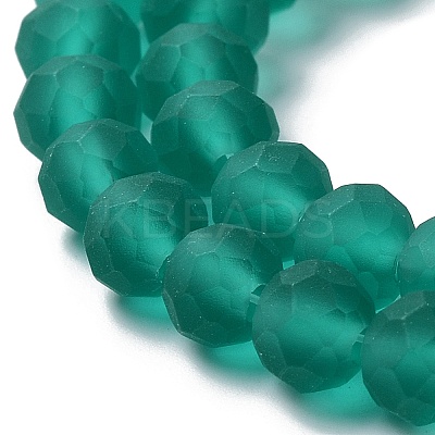 Transparent Glass Beads Strands EGLA-A034-T6mm-MD18-1